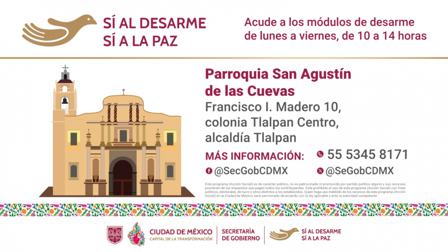 Sí al desarme, sí a la paz