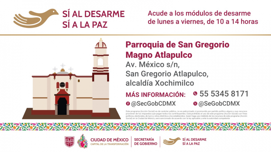 Sí al desarme, sí a la paz