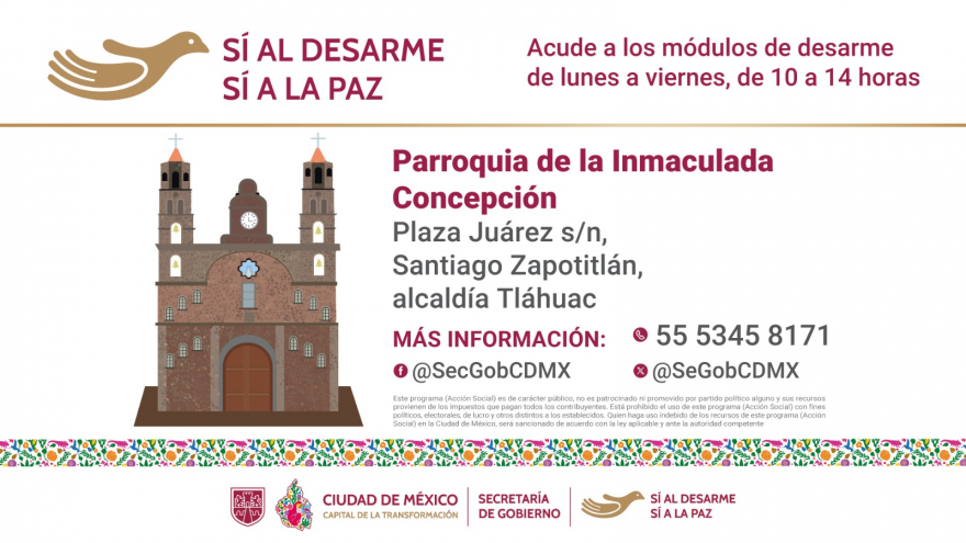 Sí al desarme, sí a la paz