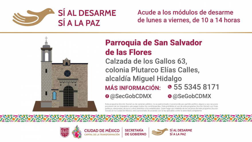 Sí al desarme, sí a la paz